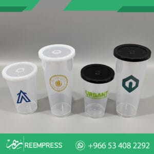 اكواب بلاستيك شفافه