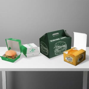 طباعة علب برجر