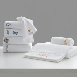 تطريز مناشف