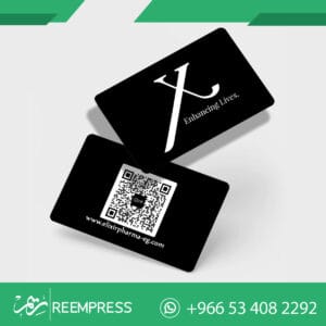 طباعة بطاقة عمل بلاستيك
