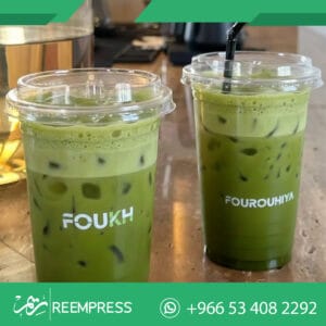 كاسات بلاستيك شفاف