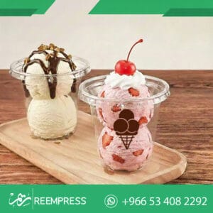 أكواب آيس كريم بالجملة