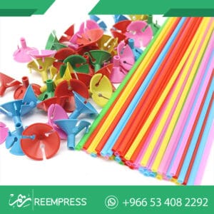 عصا بالونات بلاستك